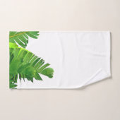 Green Tropical Palm Banana Feuilles (Serviette à main)