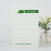 Green Truck Briefpapier (Staand voorkant)