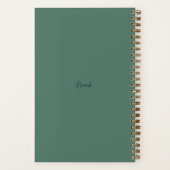 Green Tunic Forest Maiden & Winged Fox Journal (Verso)