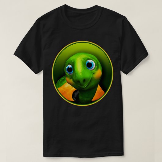 Green Turtle Baby 3D T-shirt (Design voorkant)