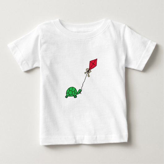 Green Turtle Flying Red Kite (Voorkant)