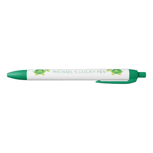 Green Turtle Good Luck Charm Stylo pour Examens et (Bas)