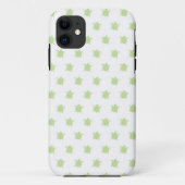 Green Turtle Pattern iPhone Case (Achterkant)