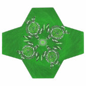 Green Turtles Dot Art, Voetbal (Enkel)