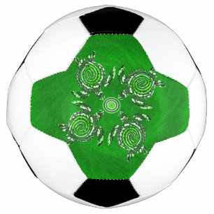 Green Turtles Dot Art, Voetbal