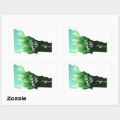 Green Up Vermont Rechthoekige Sticker (Vel)