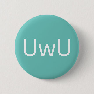 Green Uw Face Ronde Button 5,7 Cm