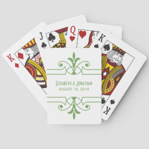 Green v2 Fancy Cartes de Jeu Ornementales
