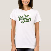 Green Vegan T-shirt (Voorkant)