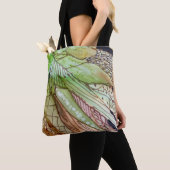 Green Veggies Tote Bag (De près)