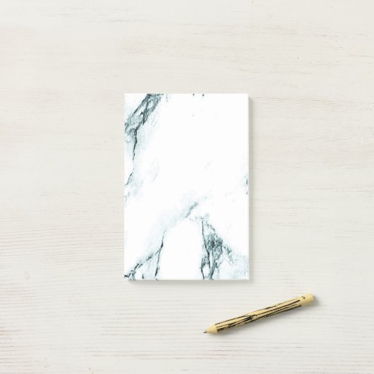Green Vein Marble Post-it® Notes (Op bureau)