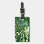 Green Verde Alpi Marble Bagagelabel (Voorkant verticaal)