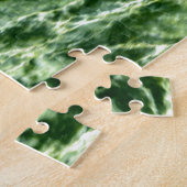 Green Verde Alpi Marble Legpuzzel (Zijkant)