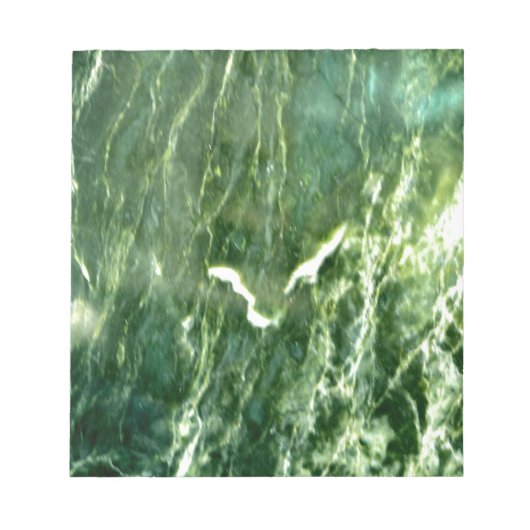 Green Verde Alpi Marble Notitieblok (Voorkant)