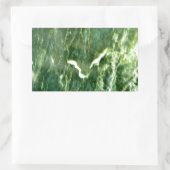 Green Verde Alpi Marble Rechthoekige Sticker (Tas)