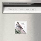 Green Vervet Monkey Magneet (Insitu (Vaatwasser))