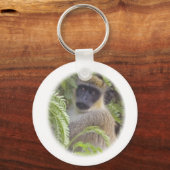 Green Vervet Monkey Sleutelhanger (Voorkant)