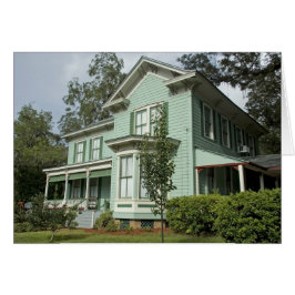 Green Victoriaans House Card