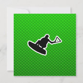 Green Wakeboarder Kaart (Achterkant)