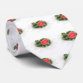 Green Watermelon Snake Stropdas (Opgerold)