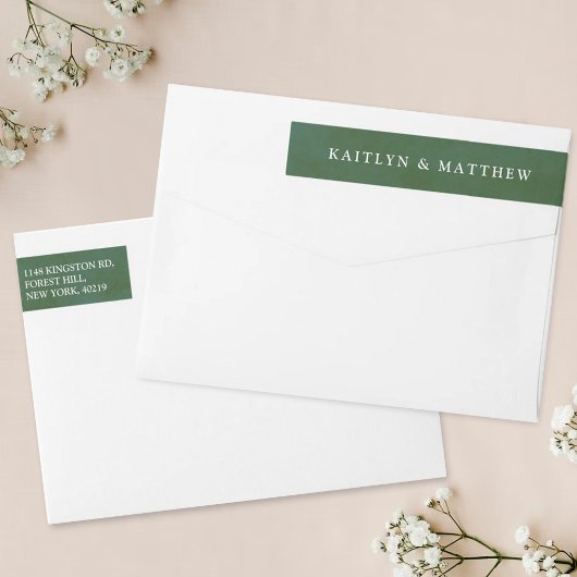 Green Waterverf Wedding