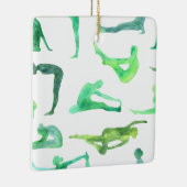 Green Waterverf Yoga Ornament (Rechts)