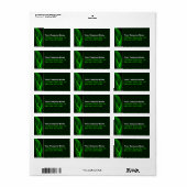 Green Wave Etiket (Full Sheet)