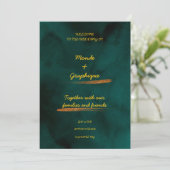 Green Wedding Invitations Art (Debout devant)