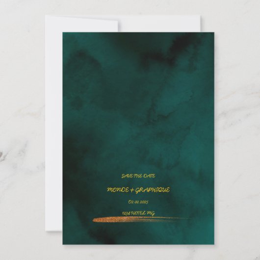 Green Wedding Invitations Art (Dos)