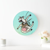 Green Weenii "COWABUNGEE !" Horloge murale (Maison)