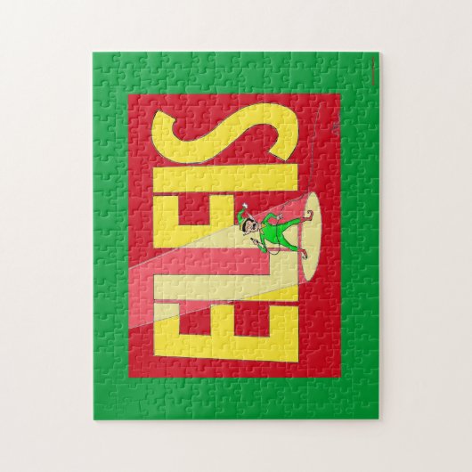 Green Weenii "Elfis" Jigsaw Puzzle (Vertical)