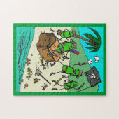 Green Weenii "Pirate Party" Jigzaag Puzzle Legpuzzel (Horizontaal)
