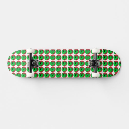 Green Weenii "Weenii Head" Skateboard (w/wheels) (Horz)
