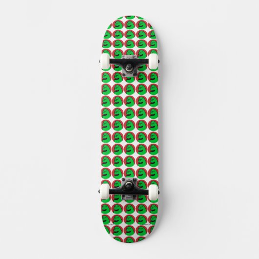 Green Weenii "Weenii Head" Skateboard (w/wheels) (Recto)