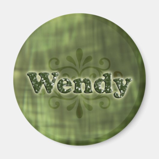 Green Wendy Magneet (Voorkant)