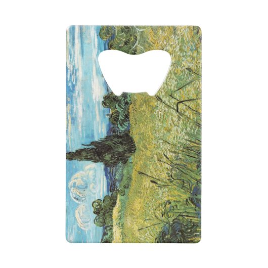 Green Wheat Field Vincent van Gogh Kredietkaart Flessenopener (Voorkant)