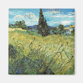 Green Wheat Field Vincent van Gogh Magneet (Voorkant)