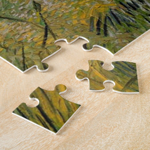 Green Wheat Field with Cypress by Van Gogh. Legpuzzel