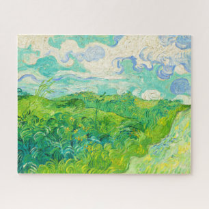 Green Wheat Fields Auvers Vincent van Gogh 1890 Legpuzzel