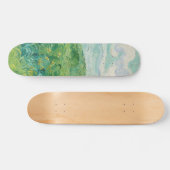 Green Wheat Fields Landscape Art Van Gogh Skateboard (Horizontaal)