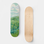 Green Wheat Fields Landscape Art Van Gogh Skateboard (Voorkant)