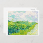 Green Wheat Fields, Van Gogh Briefkaart (Voorkant / Achterkant)