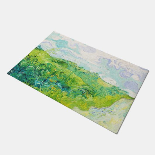 Green Wheat Fields, Van Gogh Deurmat (Schuin)