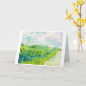 Green Wheat Fields, Van Gogh Kaart (Gele Bloem)