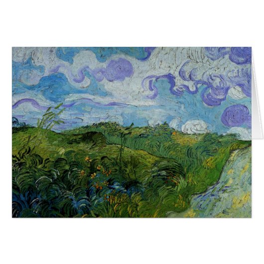 Green Wheat Fields van Vincent van Gogh (Voorkant Horizontaal)