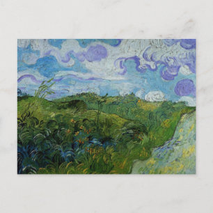 Green Wheat Fields van Vincent van Gogh Briefkaart