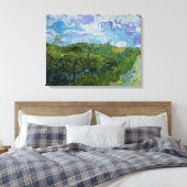 Green Wheat Fields van Vincent van Gogh Canvas Afdruk (Insitu (Slaapkamer))