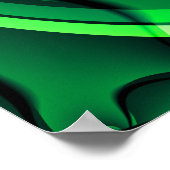 Green Whirlpool Psychedelic Hypnotic Swirl Vortex Poster (Hoek)