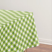 Green White Gingham Tafelkleed (Voorbeeld)