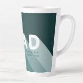 Green White Graduation Custom Cadeau Café Mug (Droite)